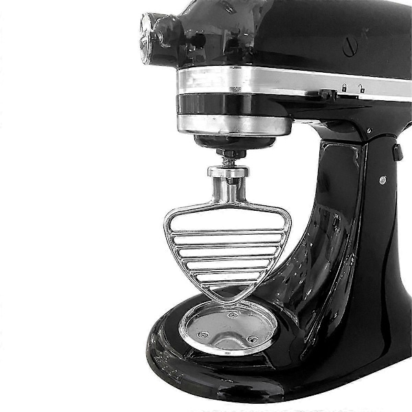 Rustfritt stål tilbehør Blandingspadle 4,5-5 Quart Flex Edge Visp for