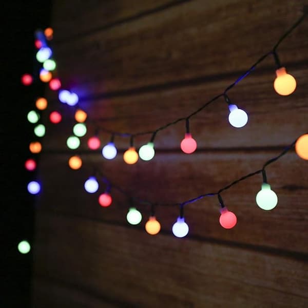 Solcellsdrivna Utomhus String Lights 50 LED 6.9m Dekorativa LED String Lights