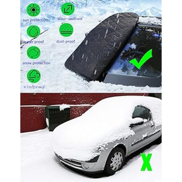 Front Windshield Frost Cover, Winter Car Windshield Cover, Car F