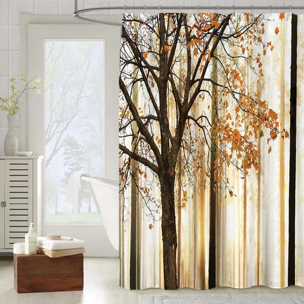 #Maple Grove Landscape Autumn Duschvorhang#