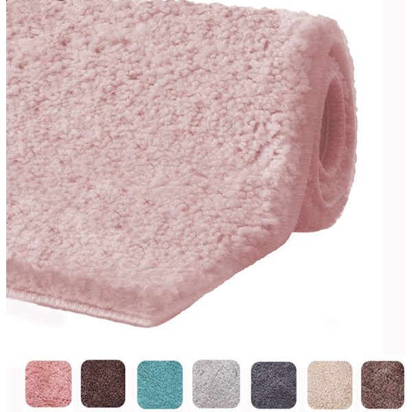 *Ekstra tyk skridsikker bademåtte i mikrofiber absorberende brusebadsmåtte til*