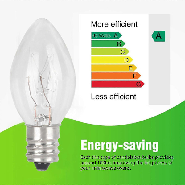 10/20 kpl Vahalämmittimen lamput 15 W lämmitinvalo 110 V E12 lamput Scentsy-pistokkeeseen