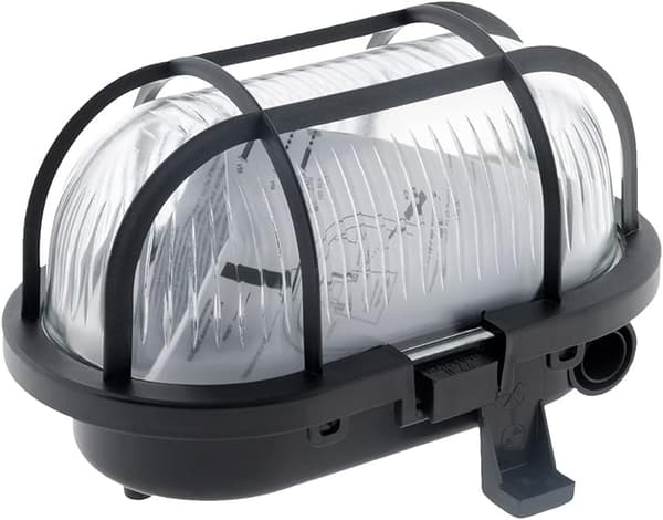 *Soikea ikkuna 60W IP44 E27 Luokka II Musta*