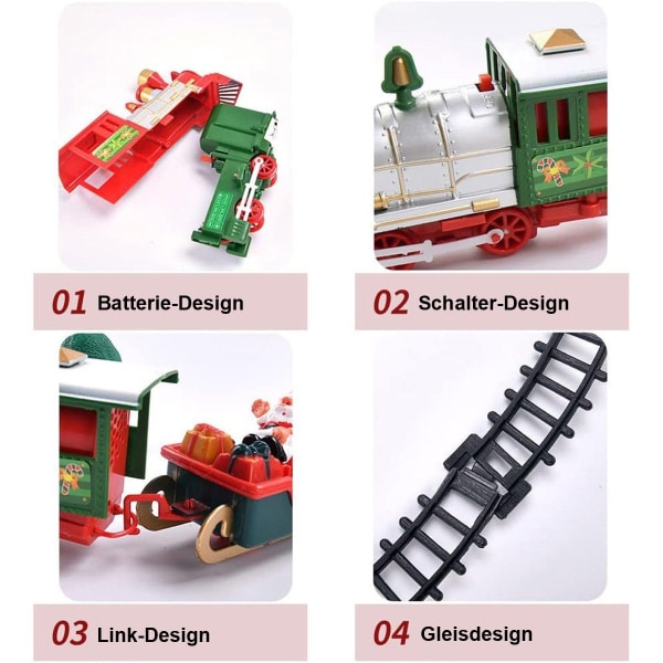 #Leksakståg Julstågset: Elektriskt Startset, Perfekt Dekoration#