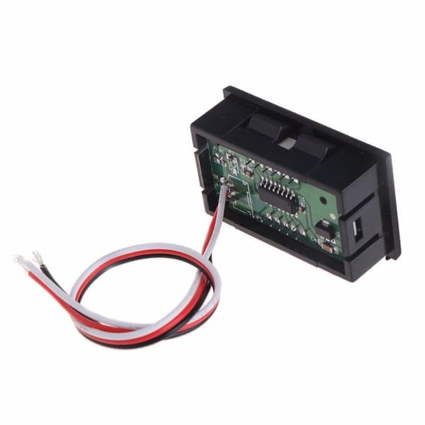 /#/Grøn digital voltmeter 0-30V Sort Unik kode/#/