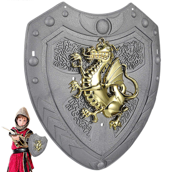 Dragon Shield Legetøj Kriger Cosplay Skjold Lad Som Om Skjold til Børn