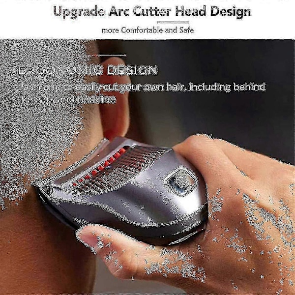 H Clippers Shortcut -hcut Kit för män, USB-uppladdningsbar elektrisk H-trimmer