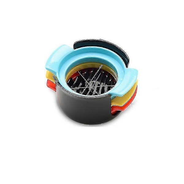Multifunktionell Äggskärare Ägg 3i1 Skivare Delare Skärare Form Blomma-form Lunchkött Skärare Köksprylar Tillbehör
