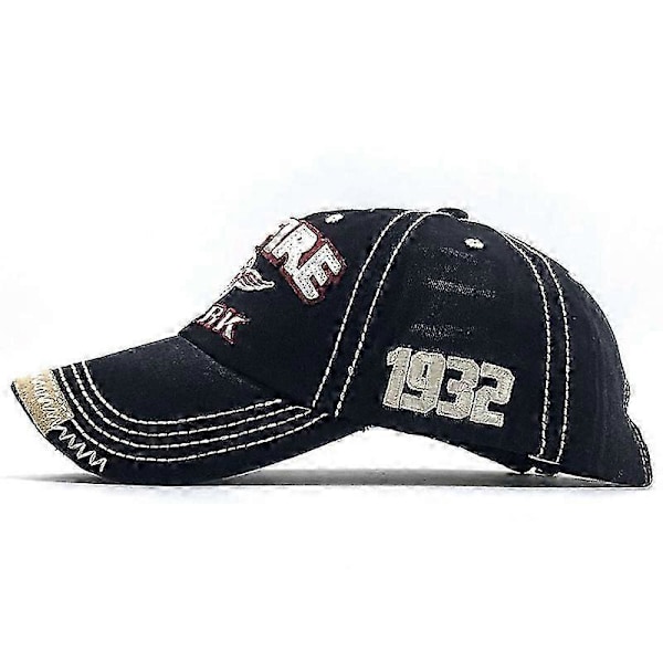 Basebollkeps Unisex Justerbar 1934 Vintage Broderi Bomullskeps