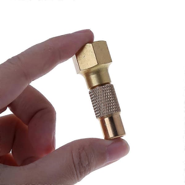 Ren Luftchuck for Dekk i Ren Kobber, Luftdyseadapter for Dekkompressor