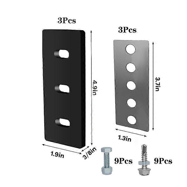 3/8\" Universell Snöslunga Impeller Modifieringskit Kompatibelt med Modifierar Maskin Snöslunga (3-pack)