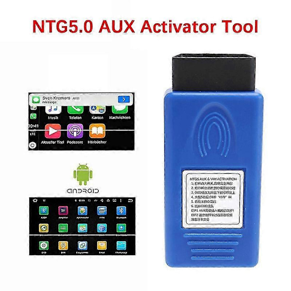 NTG5.0 AUX Aktivaattorityökalu GLC C A E GLA W205 X253 W222 W447 OBD AUX & in Aktivaattorille