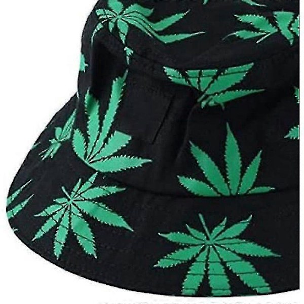 Unisex Solhatt Bøttehatt Hamp Mønster Hatt Hodeomkrets Omtrent 58cm