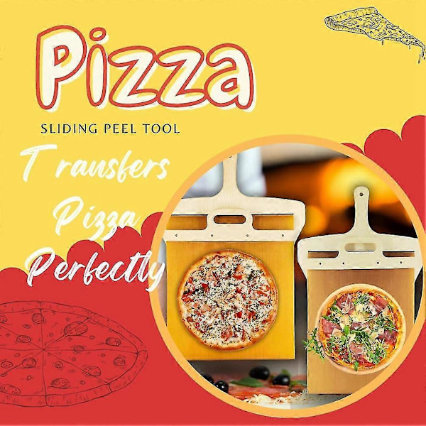 Glidande Pizzaspade, Pizzaspaden som överför Pizza Perfekt Non-Stick, Pala Pizza Scorrevole