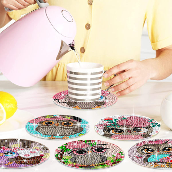 #Timanttimaalatut Aluslaatat DIY Käsintehty Timanttitarrat#