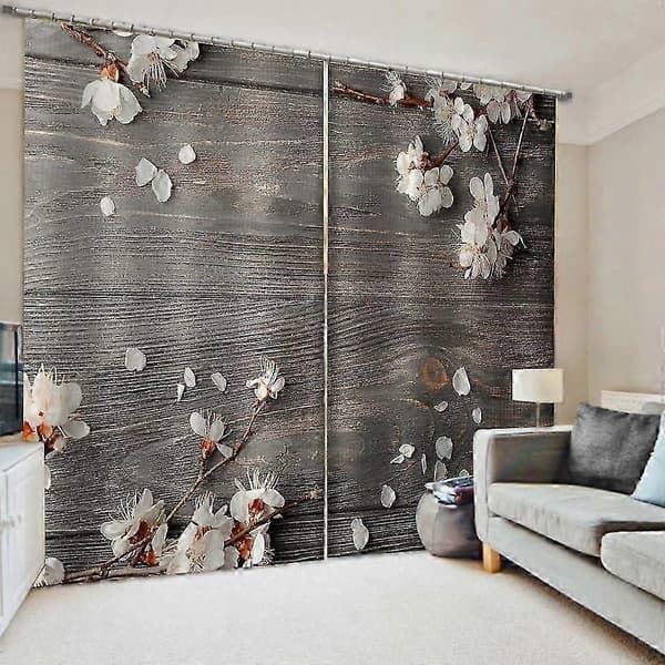 3D Gardinpaneler Draper Vindusbehandling Dekor 170x200cm
