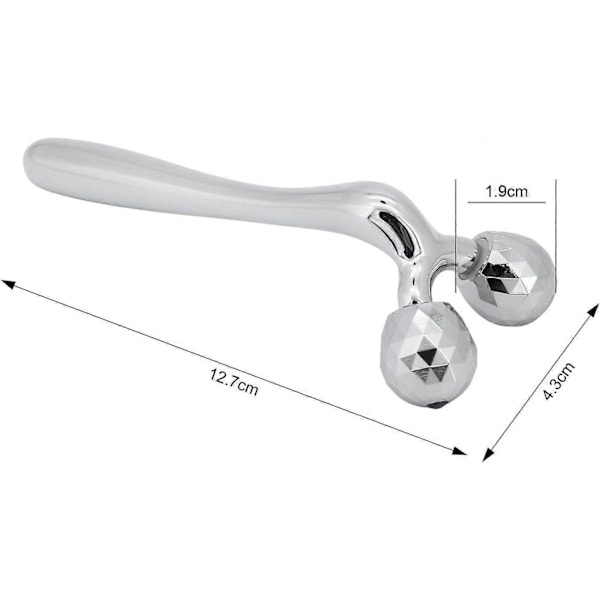 3D Mini Ansiktsmassasjeapparat Hudpleie Ansiktsmassasje Kroppsoppstrammingsverktøy for V-løft Ansiktselting Kroppsslanking for Ansiktsløft og Kropp Anti-rynke (S
