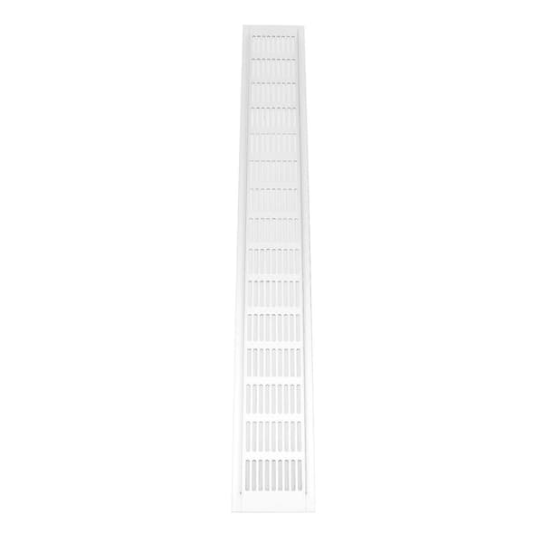 600x80mm Luftflödesventilationsplattor Luckor Aluminiumlegering för RV-skåp