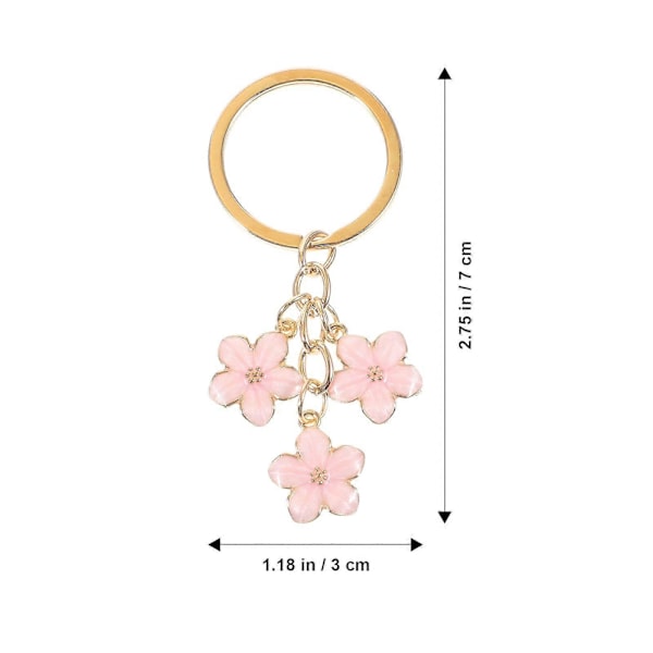 Blomster Nøglering Rygsæk Hængende Ornament Rygsæk Nøglering Taske Nøglering Vedhæng