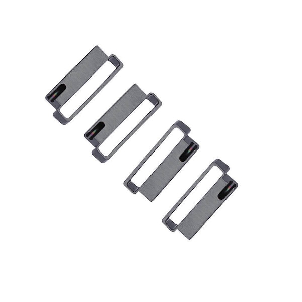 4 stk. rustfrit stål urforbindelse metal ét-stykke smart ur adapter urrem tilbehør kompatibelt til Huawei Watch (20 mm)
