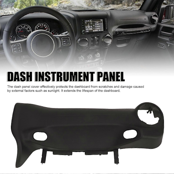 Passagerarsidans Instrumentbräda Panel Skydd Anti-Repa Lätt Att Rengöra 5QZ89DX9AB för Wrangler JK Body 2015 till 2018