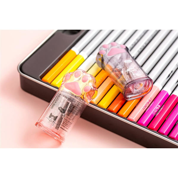 Blyantspidser Sød Kattepote Kawaii Skoleartikler Student Pri