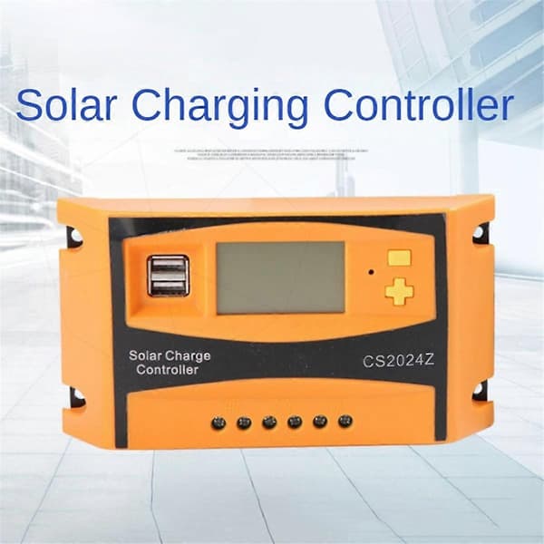 Solar Charge Controller LCD PV Multifunktionel Praktisk Bærbar Praktisk og Nyttig Solar Controller, 20A