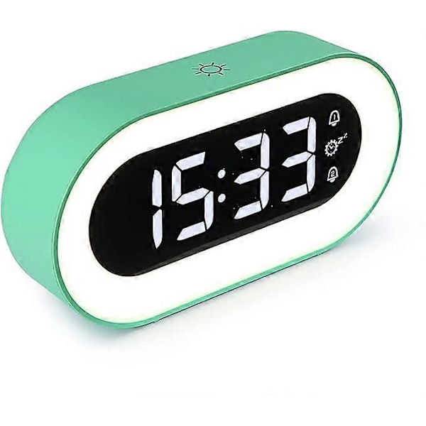 LED Digital Väckarklocka med Dimningsläge och Snooze-funktion USB