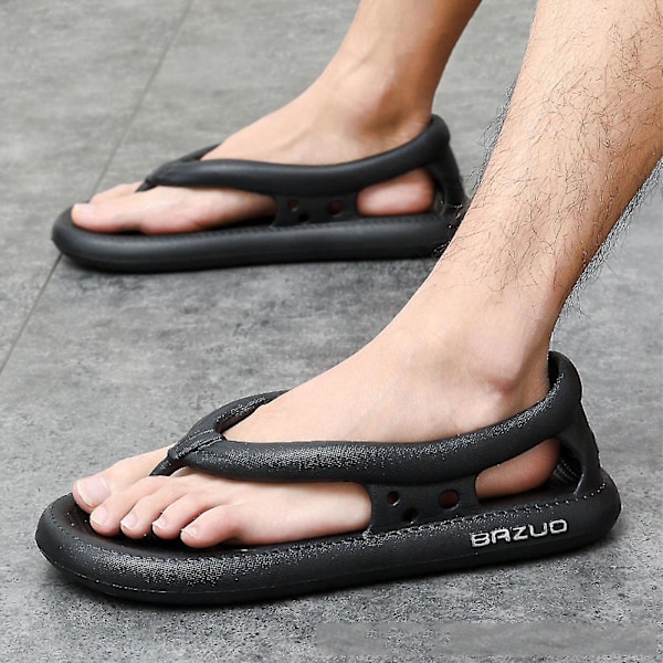 Bästsäljare - Bazuo Sandaler, Unisex Kompatibla Gå Flip Flops Bazuo Slides, Eva Tjock Botten Bazuo Tofflor