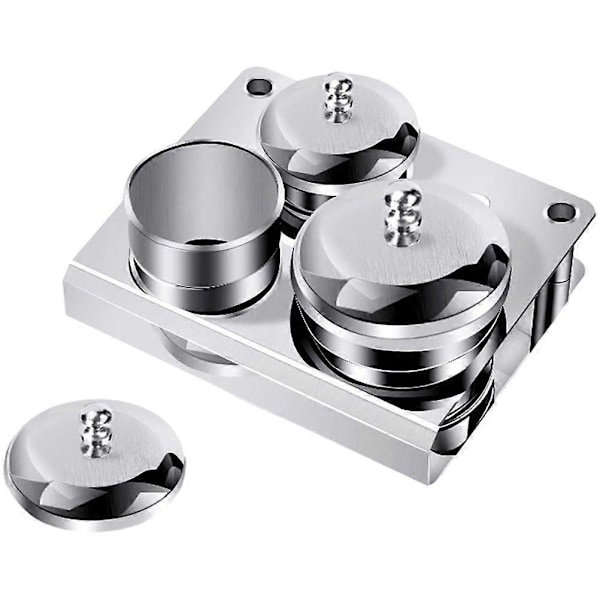 1 Set Nagel Rostfritt Stål Dappen Koppar Professionella Multifunktionella Nagelkoppar Dekorativa Manikyrkoppar