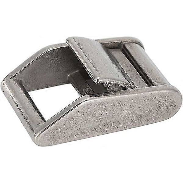 Strammebåndspenner, 2 stk. 316 rustfritt stål tåler 800 kg belastning Cam Flap spenne Sterk bitekraft God elastisitet for bagasje for belter