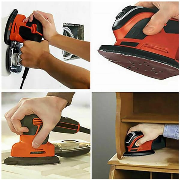 /#/51 stk. Universal Triangular Sanding Pads - Velcro Strap til Oscillerende Multi-Tool til Træslibning Brugt med Sandpapir/#/