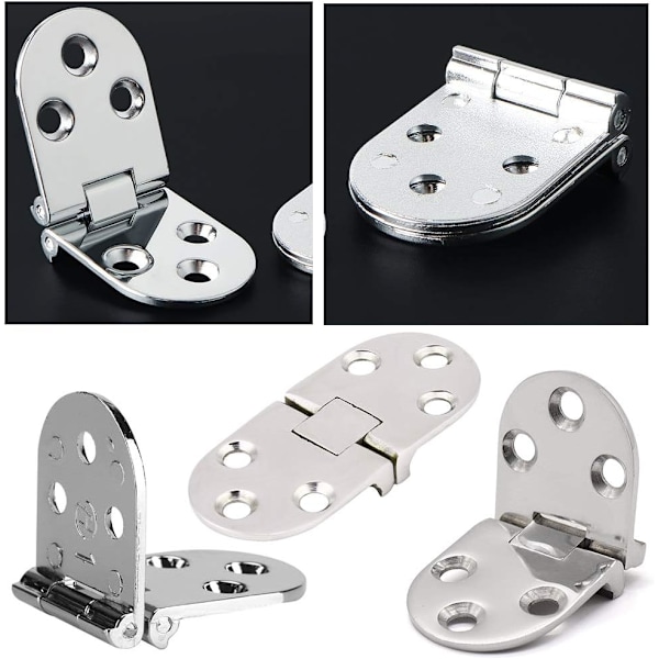 *6 Flat Door Foldable Cabinet Hinges Tanble Table Machine Sewing H*