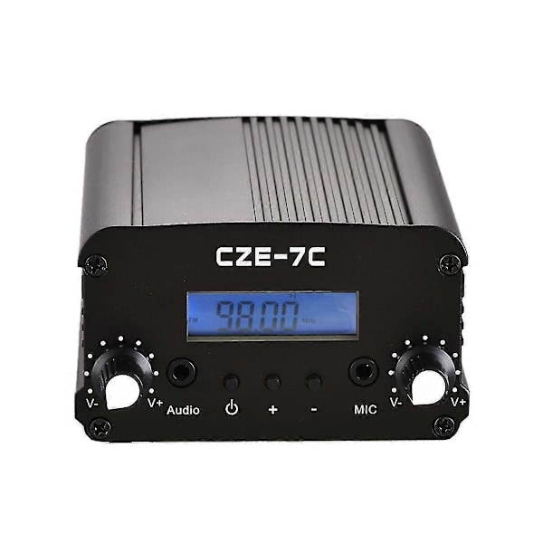 Cze-7c 7w Langtrækkende FM-sender til Drive-in Kirke, Skole & Supermarked Events, Lysshows C