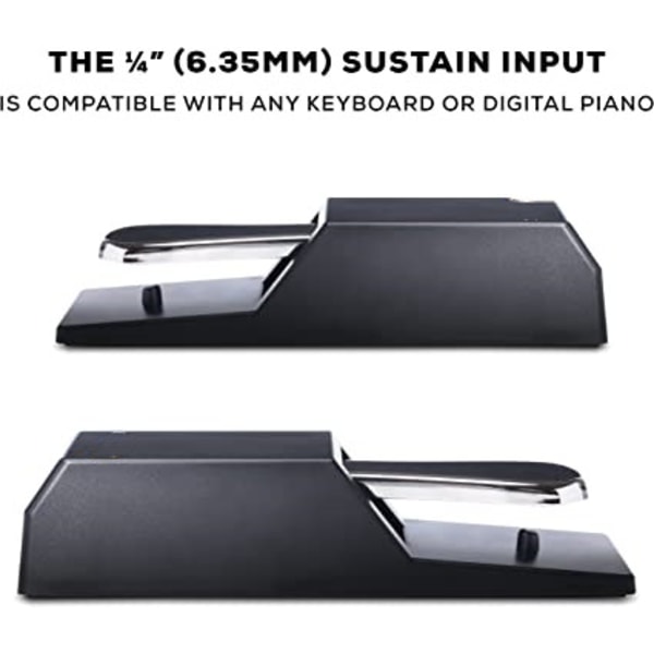 #SP-2 - Universell sustainpedal med pianolignende handling, det ideelle tilbehøret for MIDI-keyboard digitale pianoer elektroniske keyboards og mer#