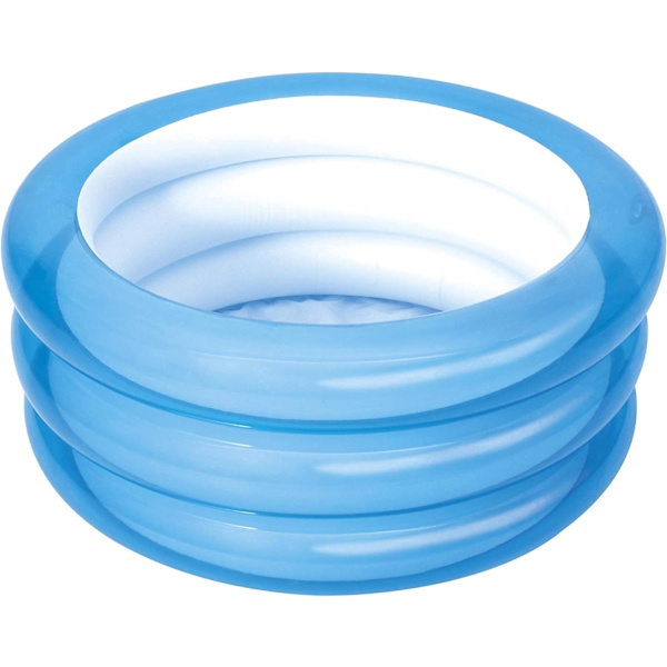 Rund badpool med uppblåsbart botten 3 ringar 70 x 30 cm, 2-pack