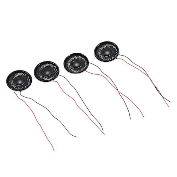 4 stk. interne højttalere magnet 30mm 2800hz 8ohm 1w til pc bærbar