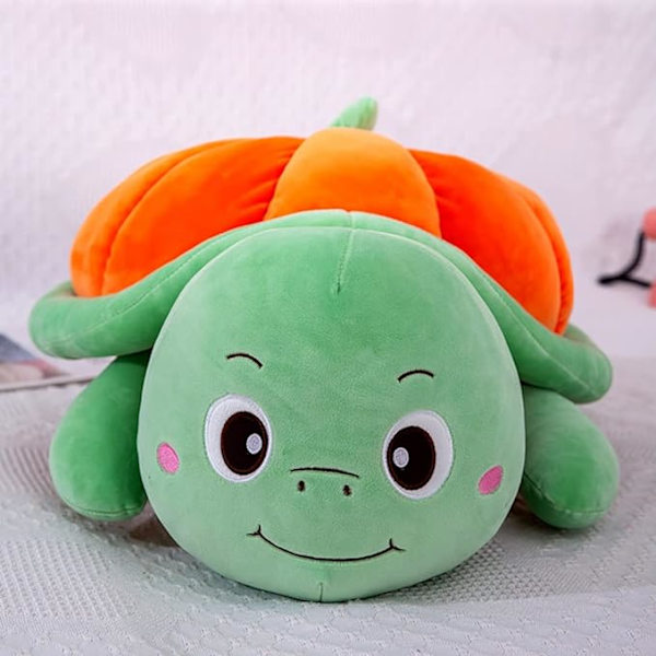 Fylld Pumpa Sköldpadda Plyschleksaker, Söt & Mjuk Sköldpadda Plushie