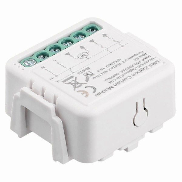 Zigbee Bryter Lysgardin Dimmer Smart MINI Modul C04 Kontroll Bryter Gardinbryter Modul Null