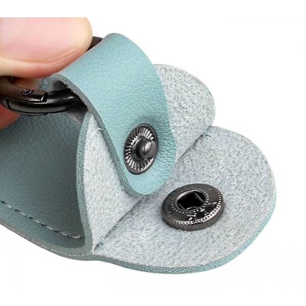 U Disk Pung, PVC Læder Nøglering, Beskyttelsescover Egnet til de fleste USB Flash Drives