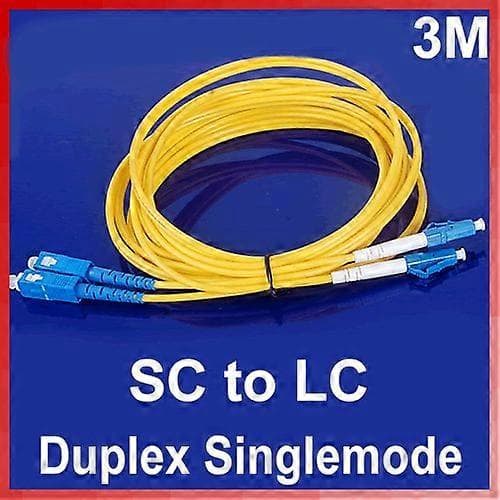 Duplex Singlemode Jumperkabel LC-SC LC Til SC Fiber Optisk Patch Cord 3M