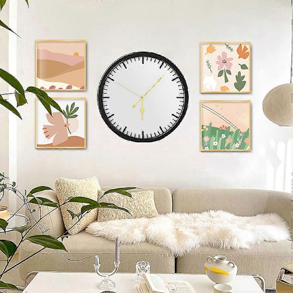 2 Set DIY Klockurverk Klockmekanism Ersättning Tyst Klockmekanism