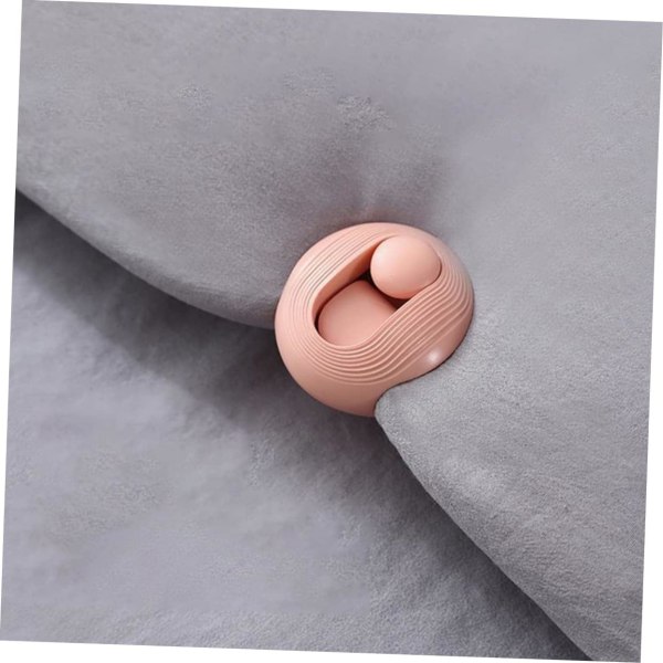 12 Stykker Dyneholder Dynetrekk Klips (Rosa) Dyneklips Blanke