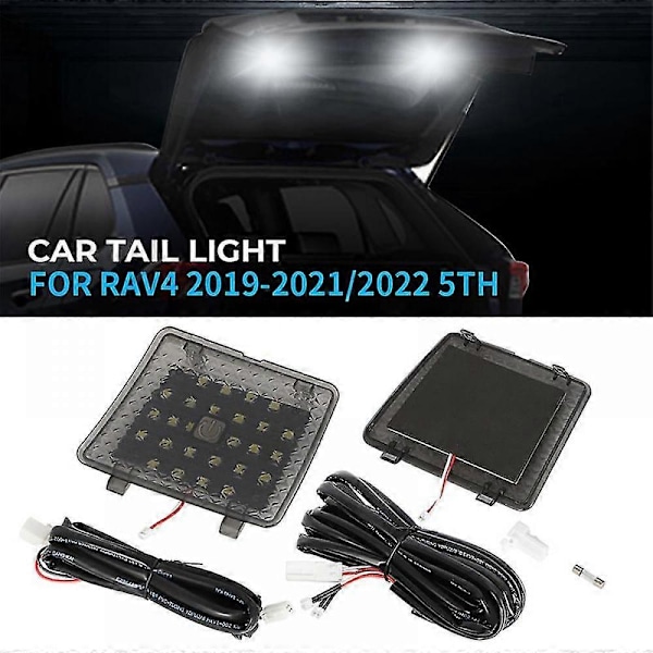 LED Bil Baglygte Bagagerumslys Til Toyota Rav4 5. Bagklapslampe Kuffertlys Til Rav4 Tilbehør