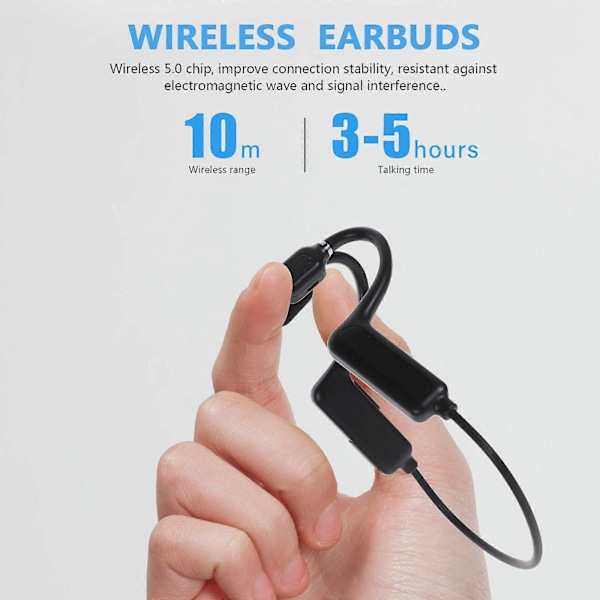 Langattomat luujohtokuulokkeet Ladattavat johdottomat stereo avoimet kuulokkeet