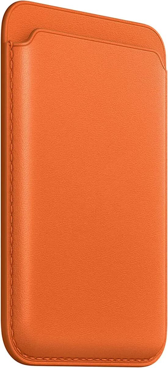 /#/Apple Læderkortholder med MagSafe til iPhone - Orange/#/