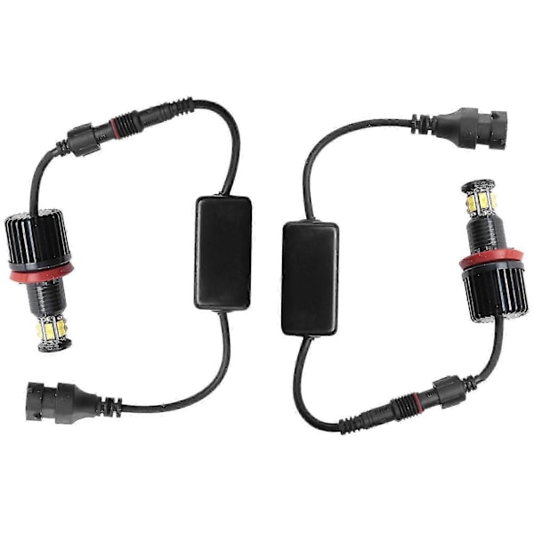 1 Par 120w 12led Bil Angel Eye Marker Frontlykter Pærer Lamper For E82 E90 E92 E60 E61 E63 E89 X6 H8