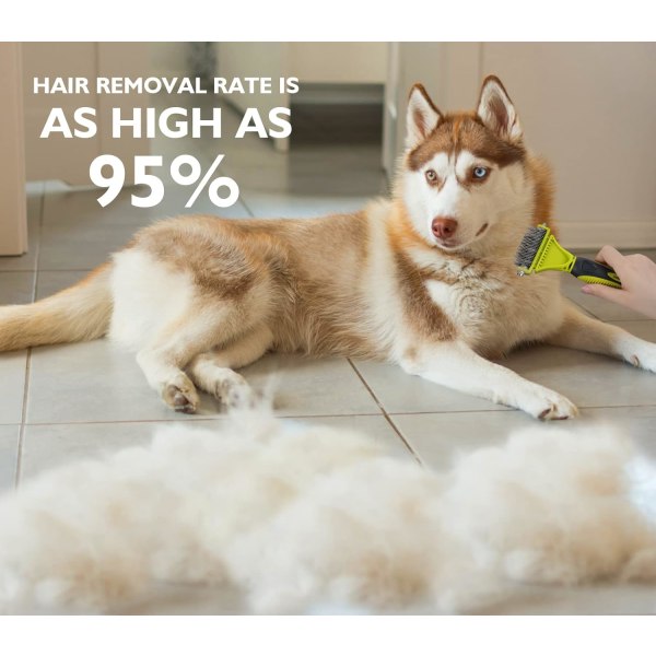 Dog Brush Cat Brush, Professional Dog Detangler Comb og Long Ha