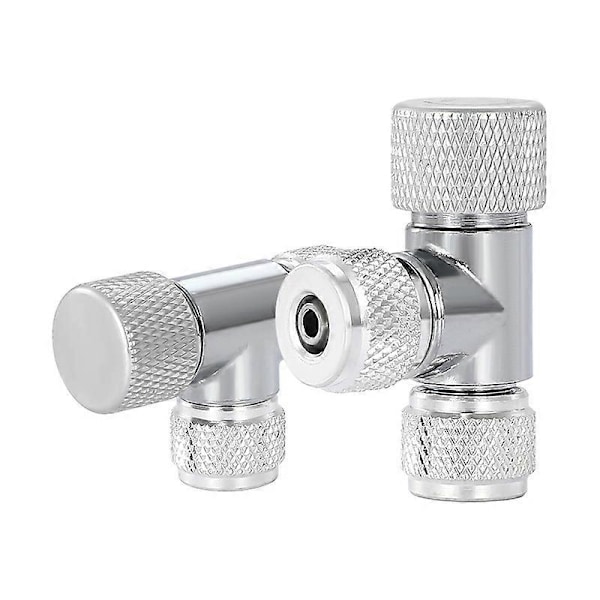 2 stk. Akvarie CO2 Boble Regulator Diffuser Nål Regulator Enkelt Hoved Dobbelt Hoved til Fisketanke CO2 Bobletæller Boble Regulator