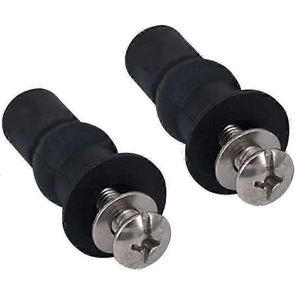 2 Stykker Toalettsete Fester Hengsler Blindhengsler Festehull Strekk Gummiskruer Passer Alle Toaletter (14mm)